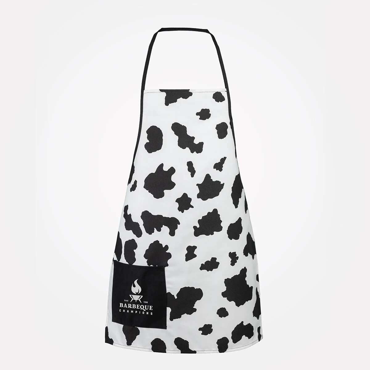 Single Pocket Cow Print Apron 1