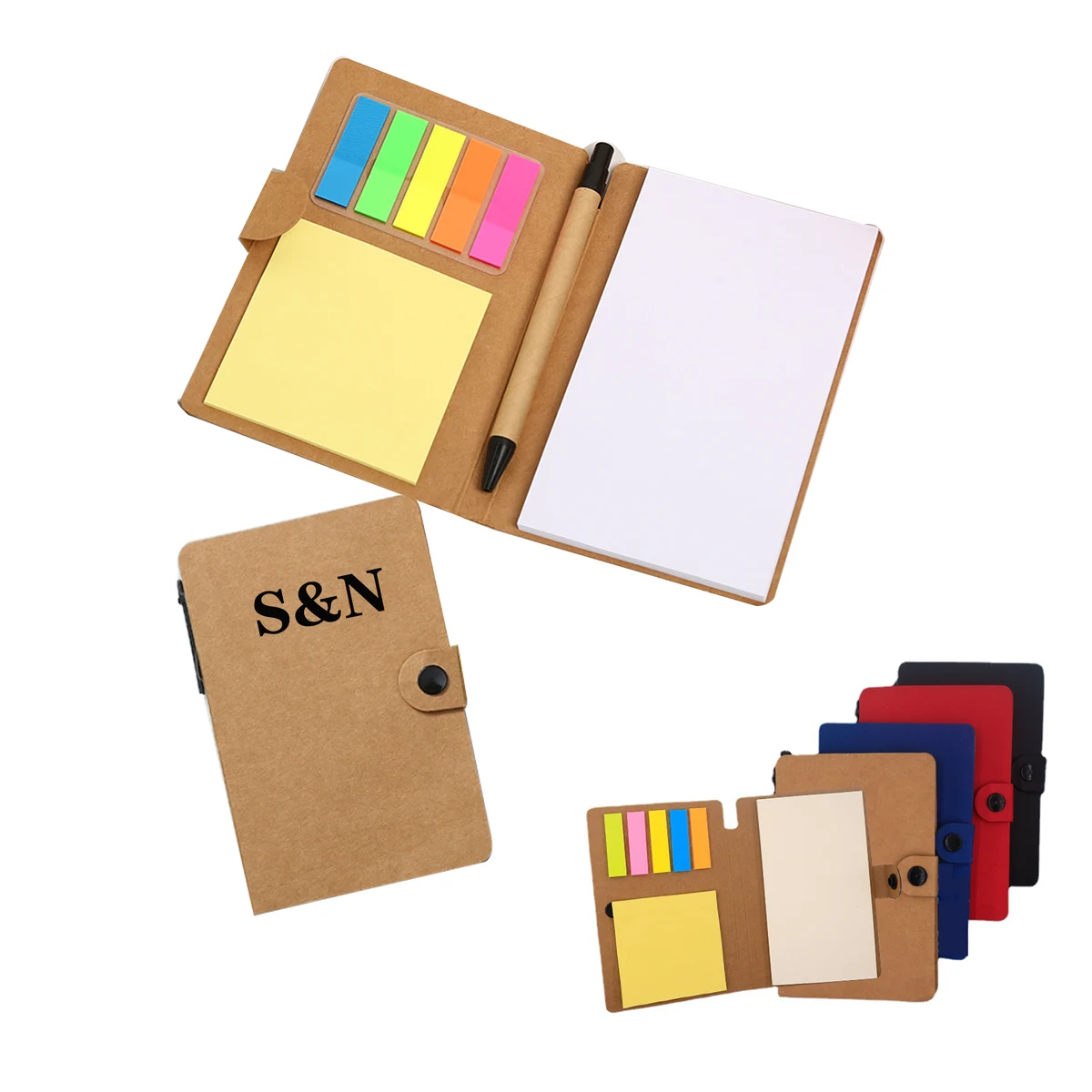 Portable Sticky Notes With Pen 1