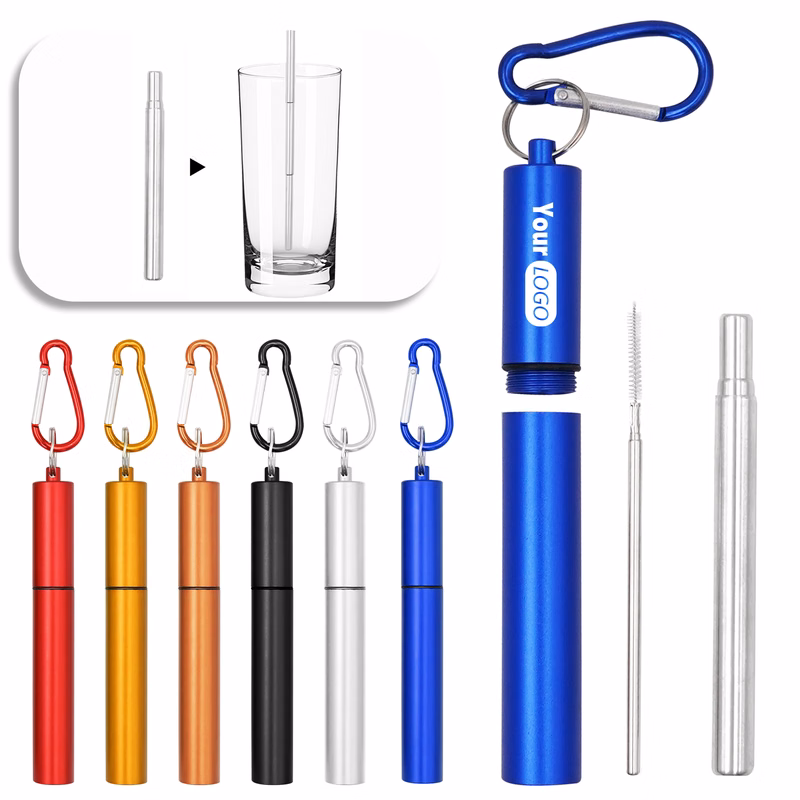 Stainless Steel Colored Straw
