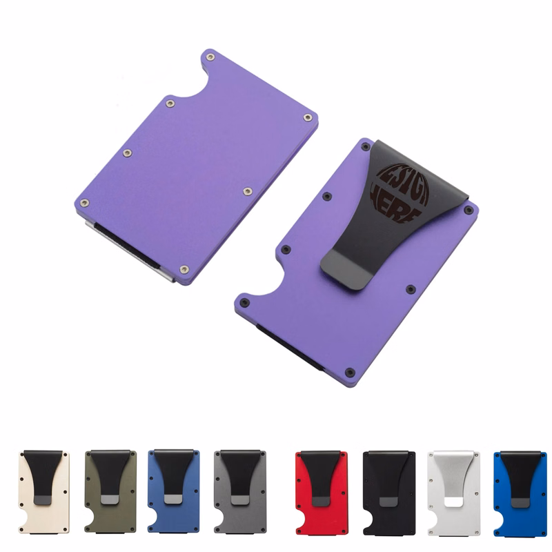 Aluminum Alloy Wallet RFID Blocking Anti-theft Card Holder