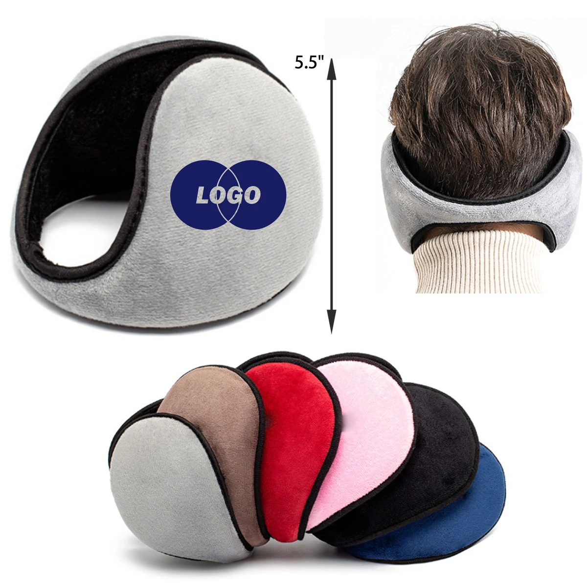 MOQ 50 PCS Cozy Winter Fleece Warm Earmuffs 1