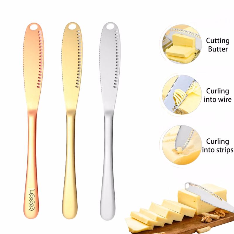 Stainless Steel Jam Cheese Butter Spreader Knife