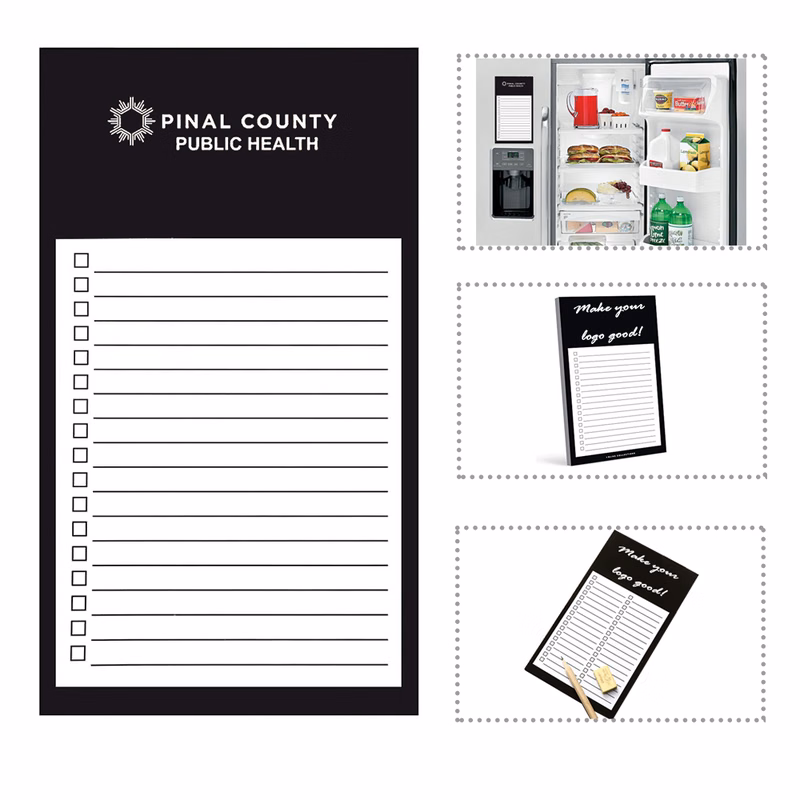 Custom Magnetic Paper Note Pad -50 Sheets