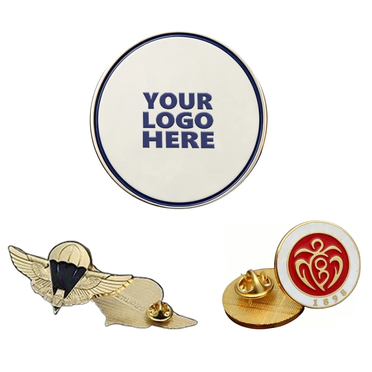 MOQ50 Custom Metal Badge Pin Emblem Medal 1