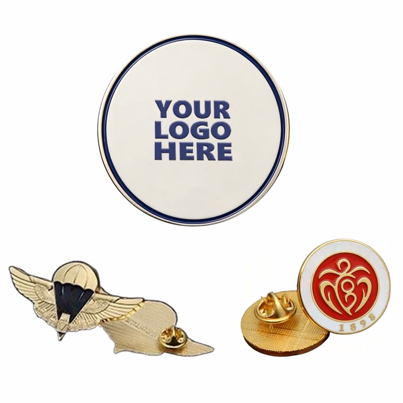 MOQ50 Custom Metal Badge Pin Emblem Medal