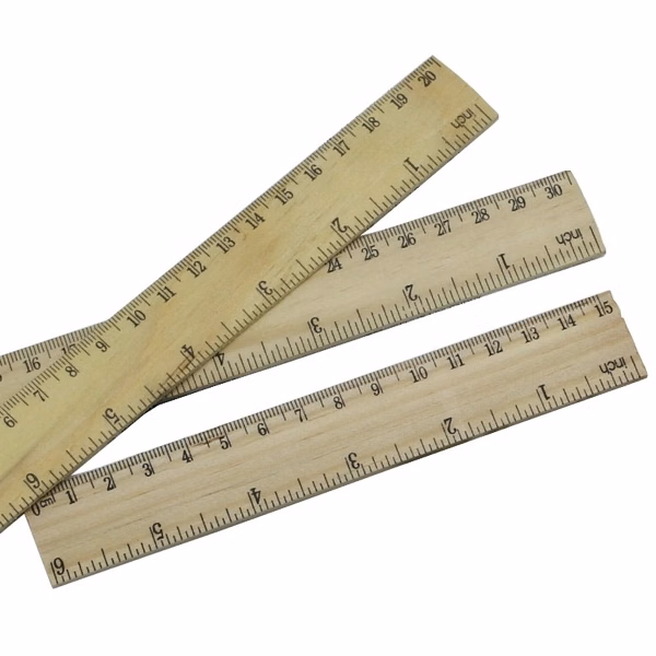 Wooden Ruler 8" Long