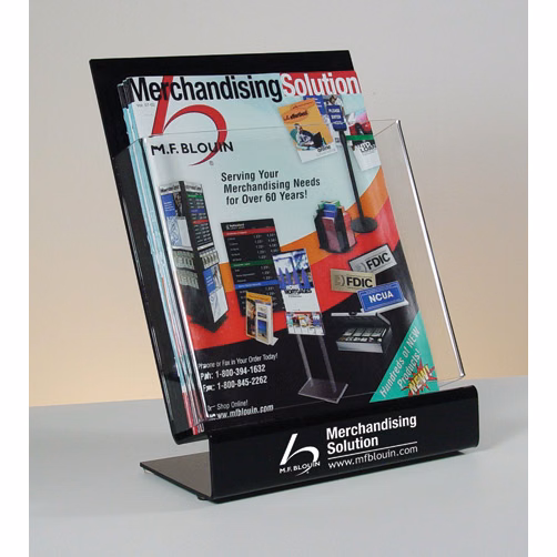 Slant Back Brochure Holder for 8-1/2"w Literature