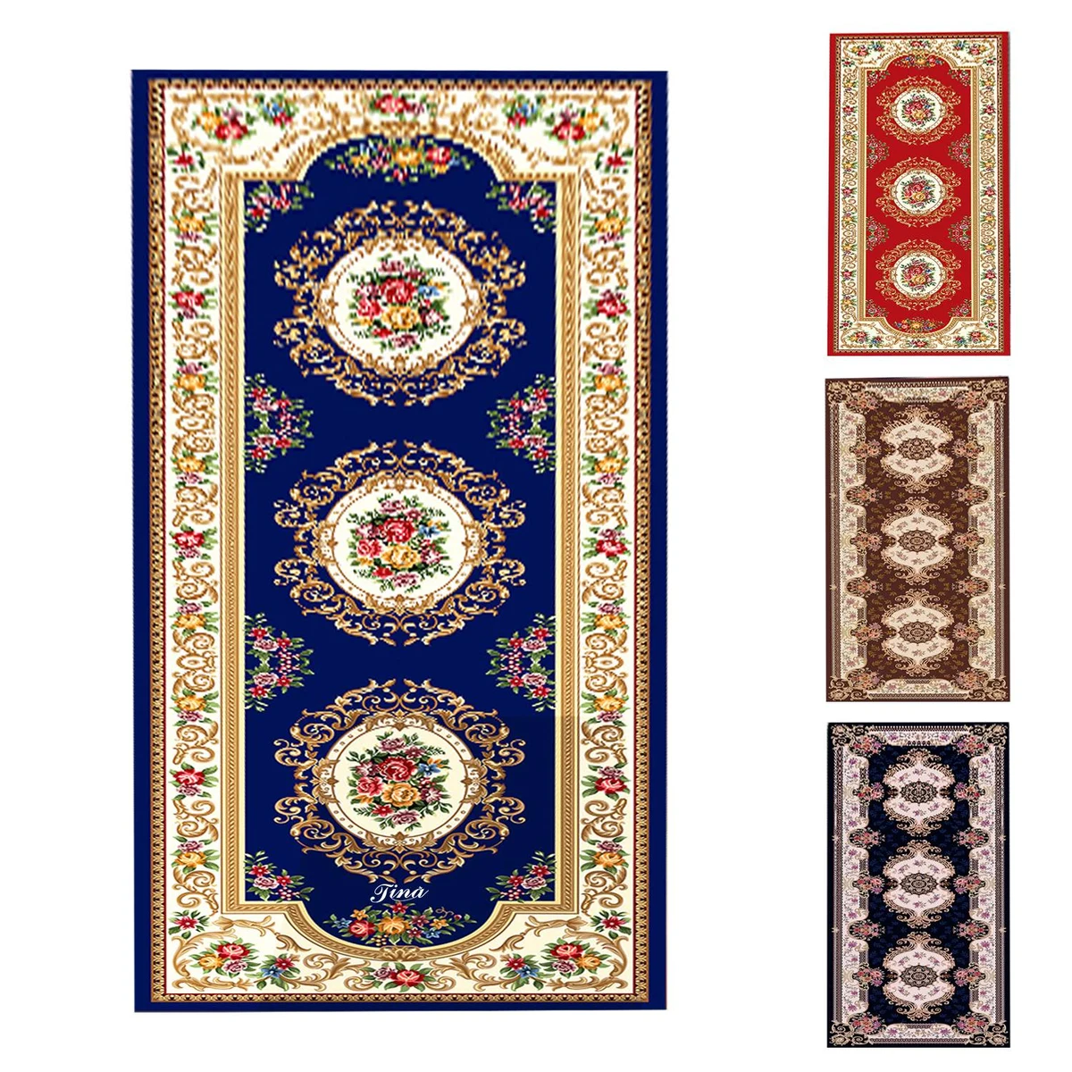 Vintage Boho Persian Runner Rug 1