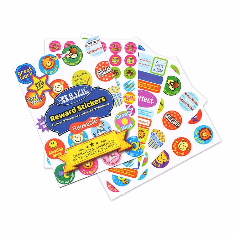 Reward Message Sticker Books - Assorted 120+ Sticker Packs