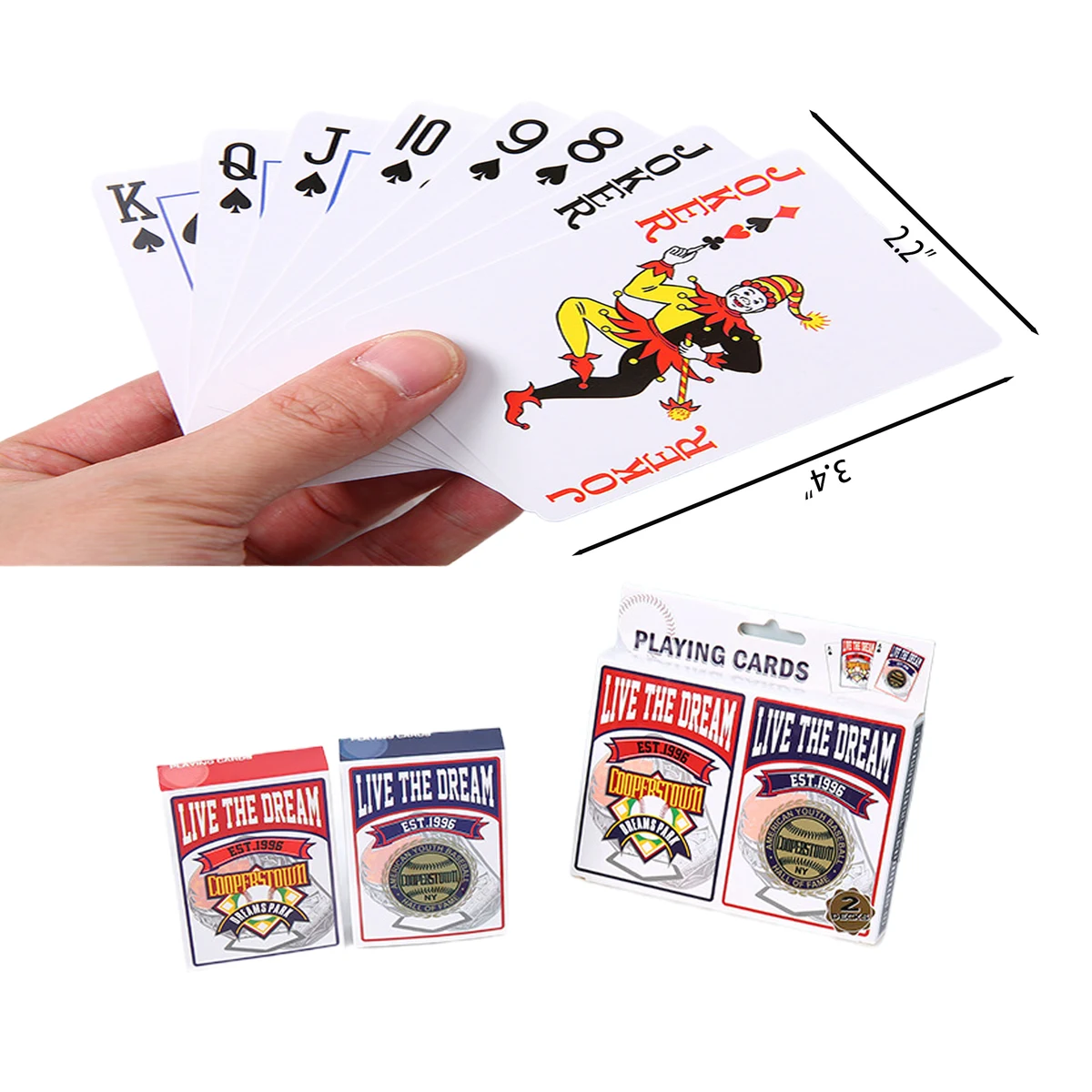 MOQ50 Full Color Standard Playing Cards 1