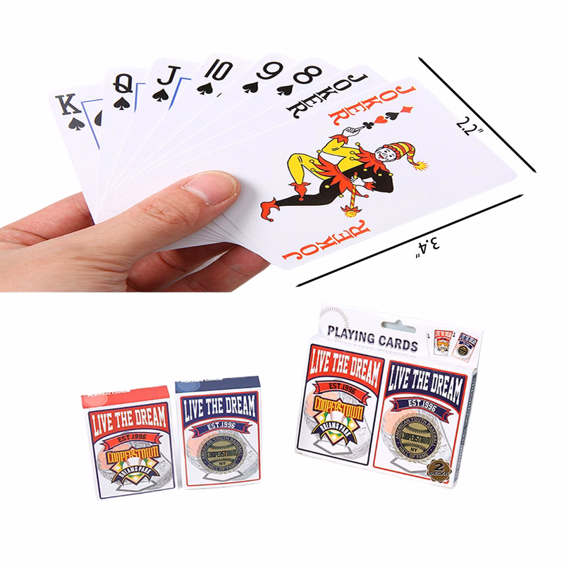MOQ50 Full Color Standard Playing Cards