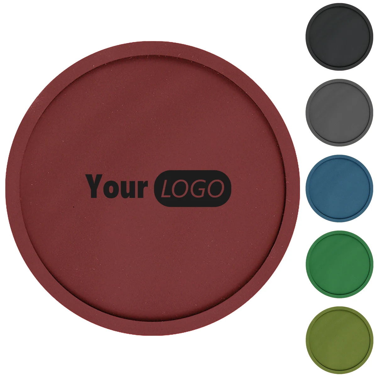 Silicone Custom Drink Coasters 1