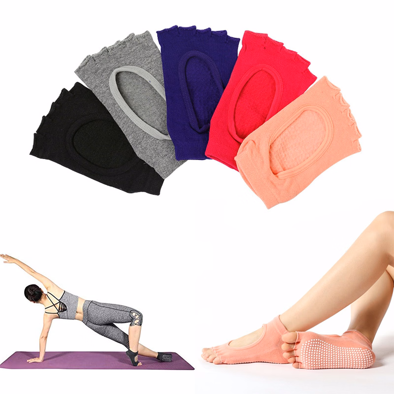Five Toes Non-Slip Sports Yoga Socks