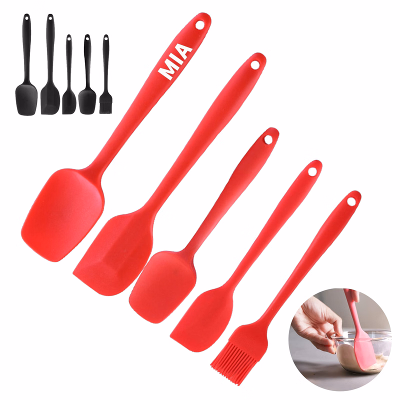 Food Grade Silicone Rubber Spatula Set