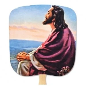 Christ at Dawn Stock Religious & Inspirational Fan 1