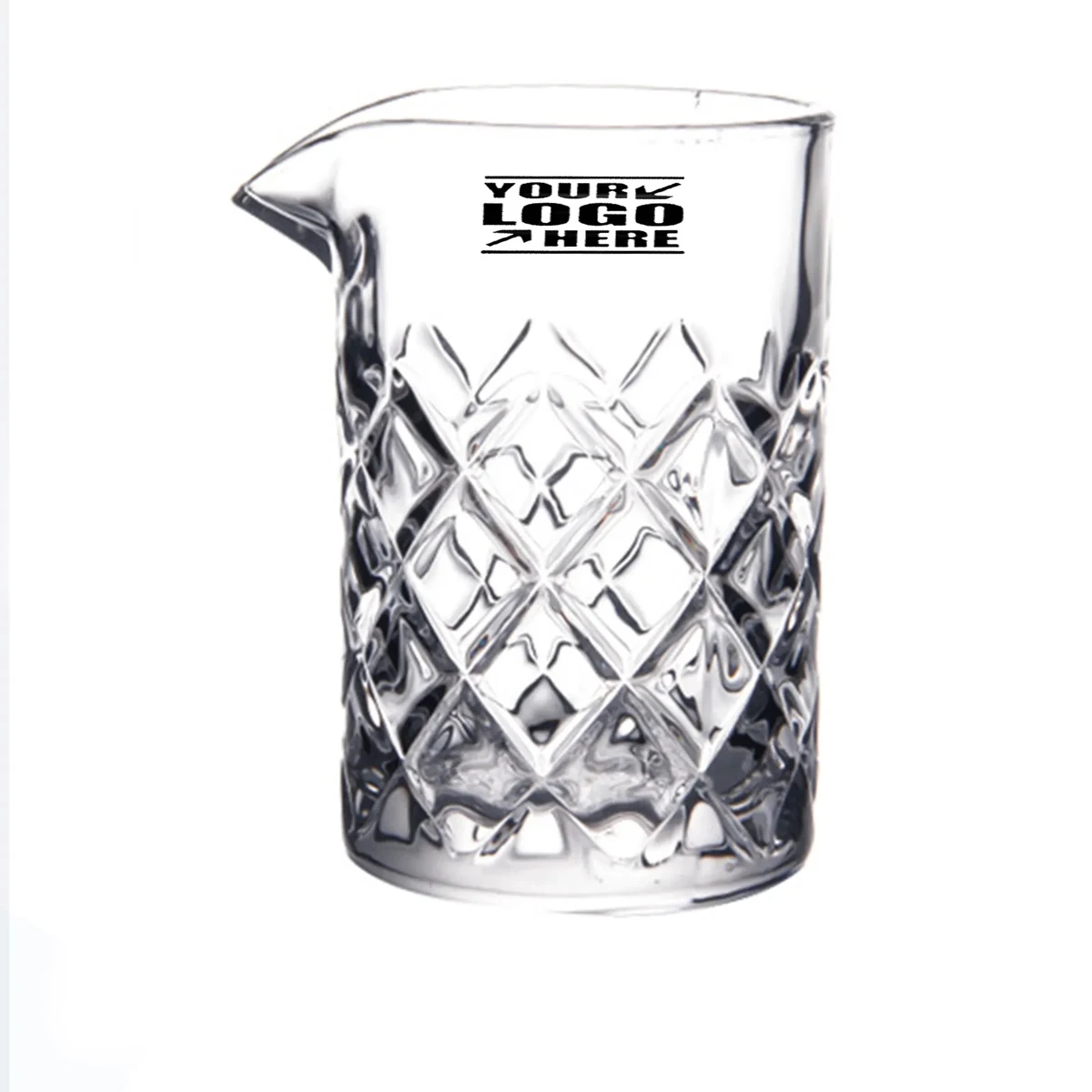 17 Oz. Custom Crystal Cocktail Stirring Glass 1