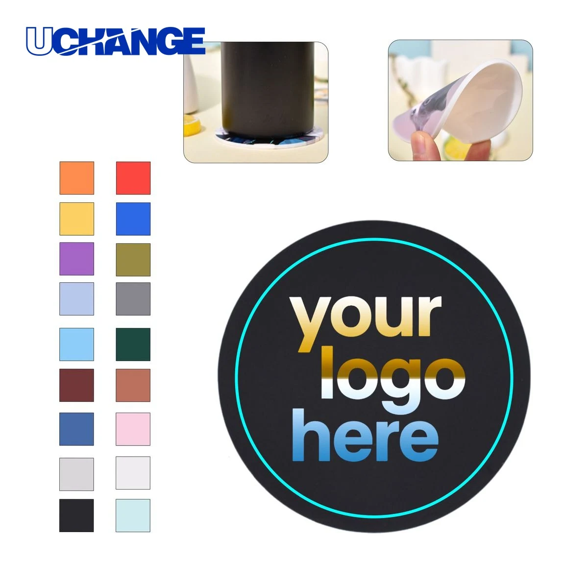 Printed PVC Coaster Set Mat 1