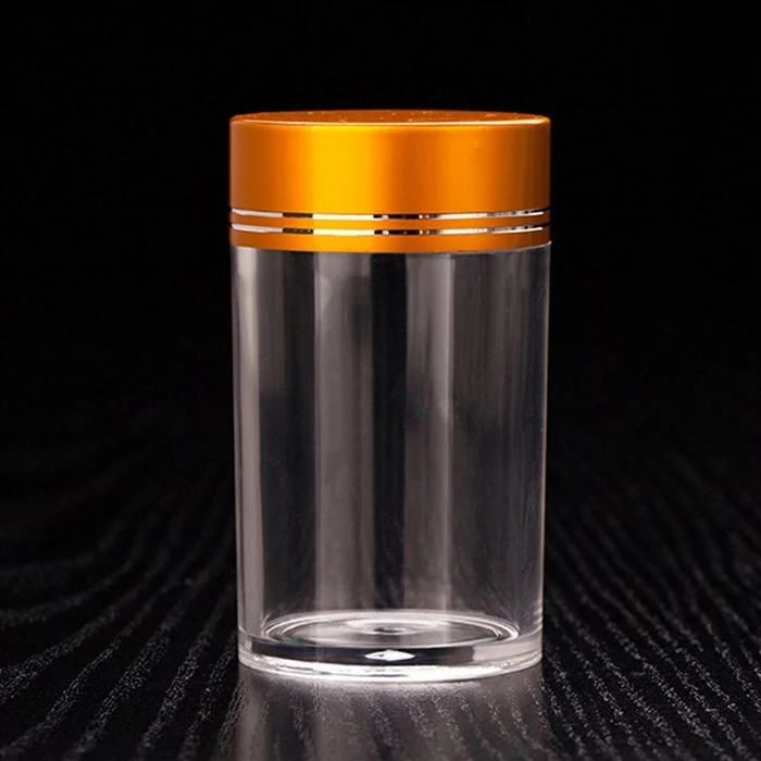 4oz Acrylic Straight Sided Single Wall Jars 1