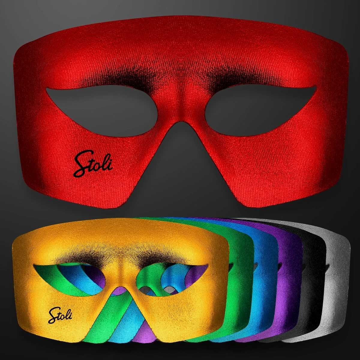Costume Mask, Mardi Gras Throws (NON-Light Up) 1