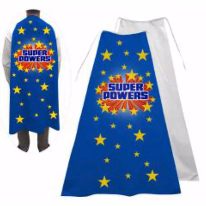 Sublimated or Blank Polyester Super Hero Cape