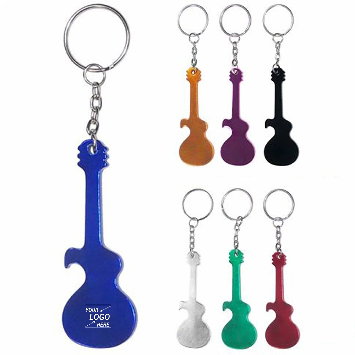 Guitar Keychain Bottle Opener 1