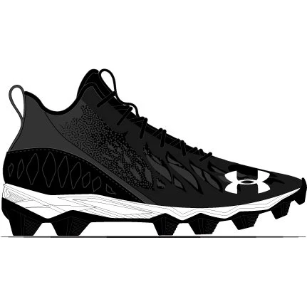 Men's UA Spotlight Franchise RM Wd Football Cleats 1