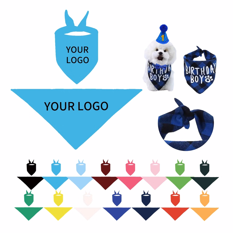 Pet Bandana Triangle Scarf Polyester
