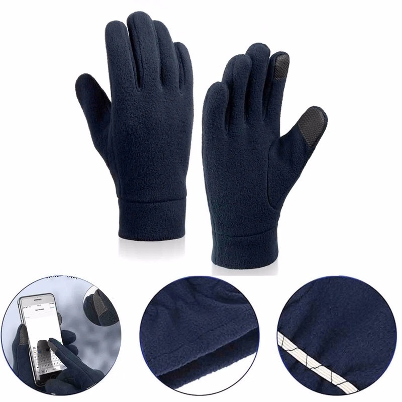 Winter ouch Screen Stretchy Fleece Gloves