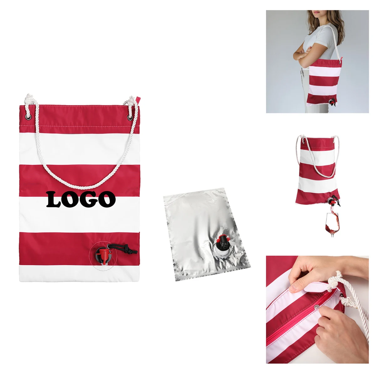 MOQ 10 pcs Insulated Beverage Bag 1