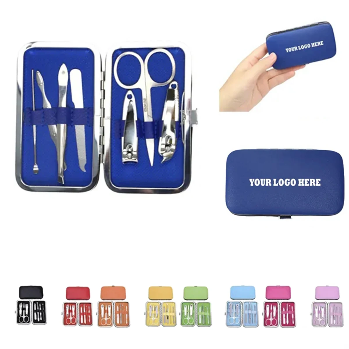 7 Pieces Manicure Nail Clippers Travel Kit 1
