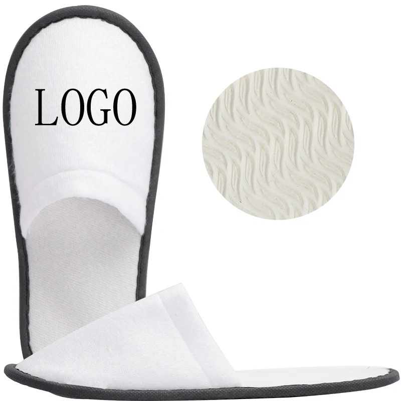 Hotel Supply Disposable fluffy slippers 1