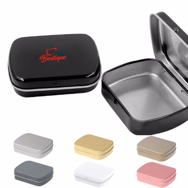 Small Portable Metal Mini Rectangular Box