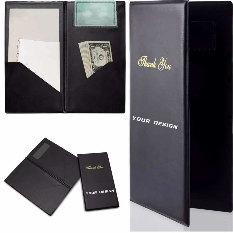 MOQ20 Restaurant Check Presenters With Card Holder