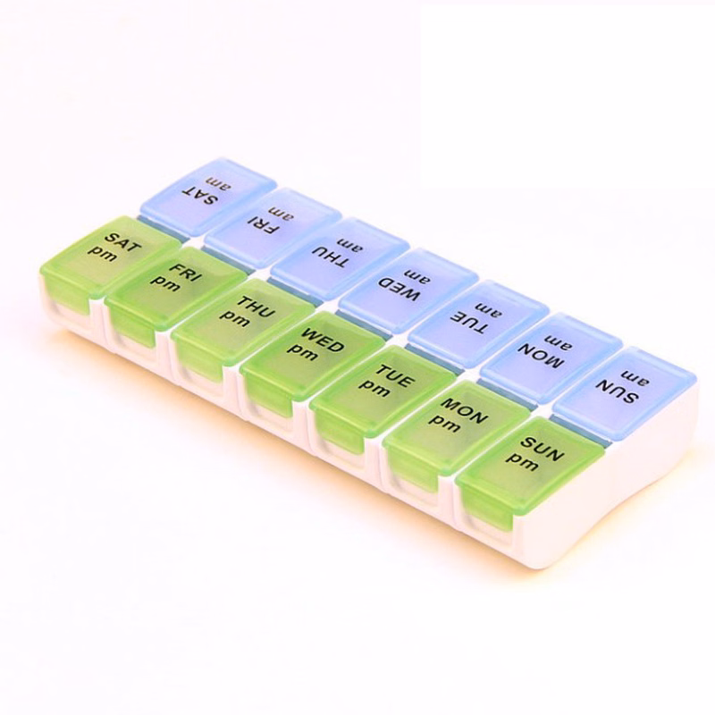 7-day AM/PM -Detachable Compartment For Pill Box
