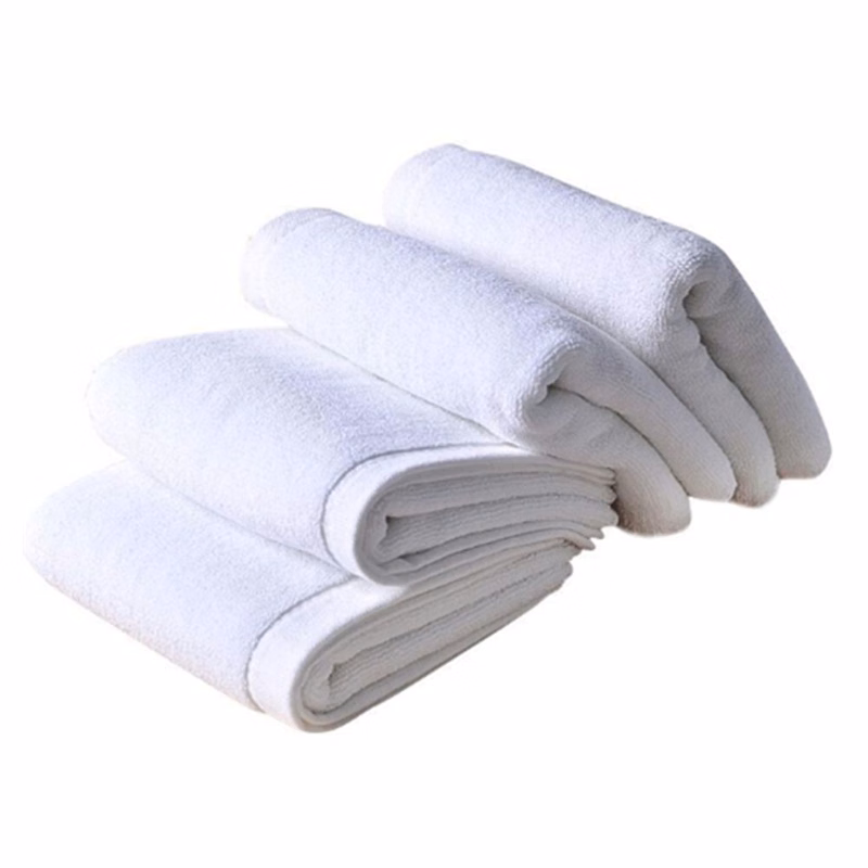 White Hemmed Cotton Hand Towel