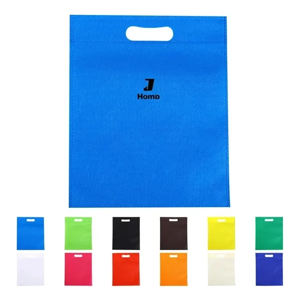 Custom 11.81x9.84 Eco Friendly Non Woven Heat Sealed Tote — Trade Show Promotion 1