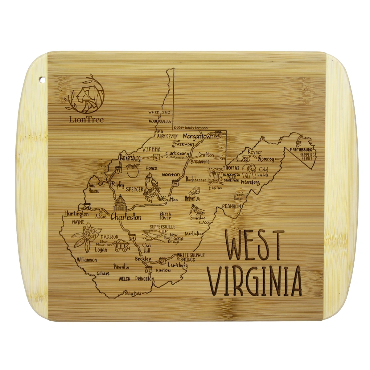 A Slice of Life West Virginia Serving & Cutting Board 1