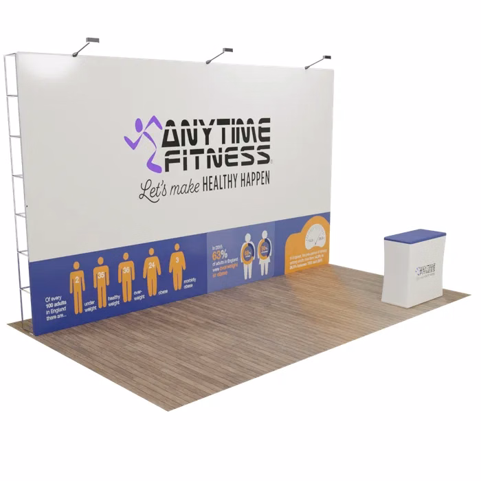 Pop Up Display Straight 20 ft
