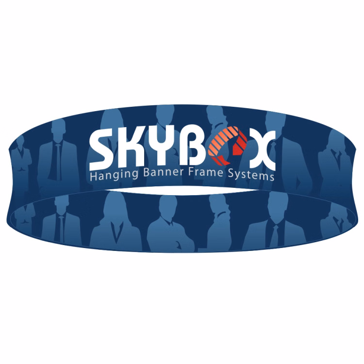 Hanging Banners (Circle) 72in H; 15ft D In/Out graphics