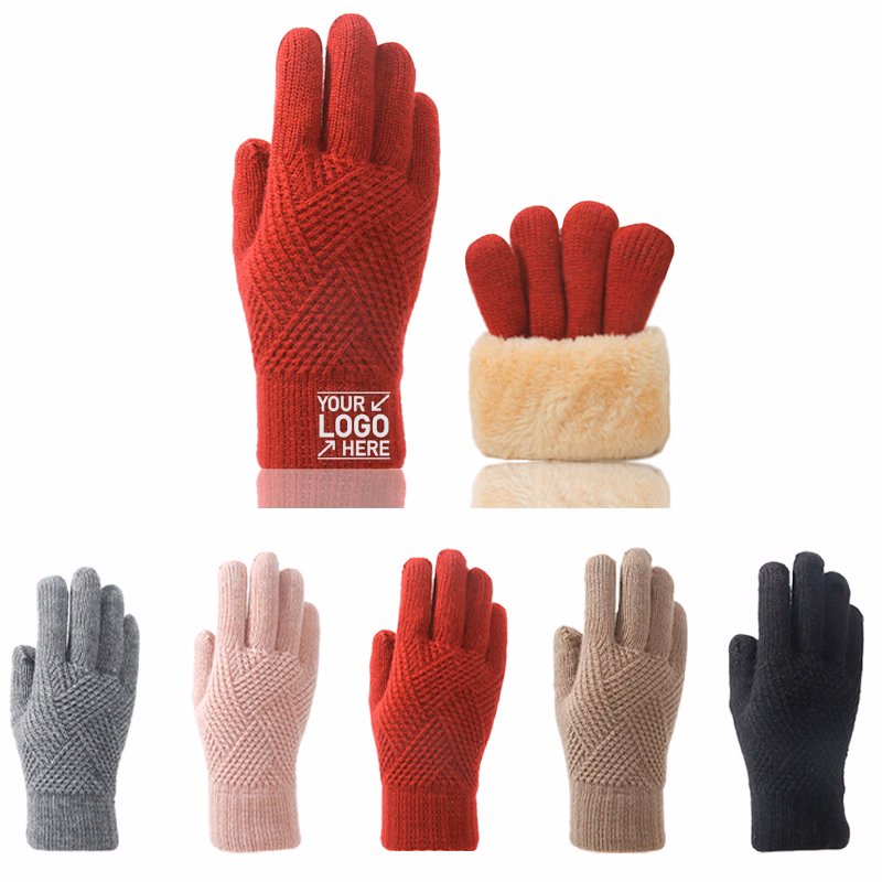 Warmth Touch Screen Gloves With Patch Logo