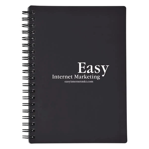 Spiral Notebook with PVC Cover And Cardboard Back 1