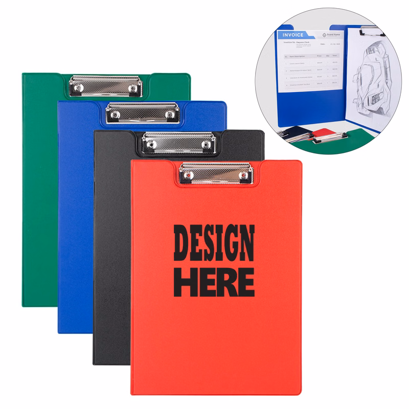 A4 Frosted Double Panel Paper Folder