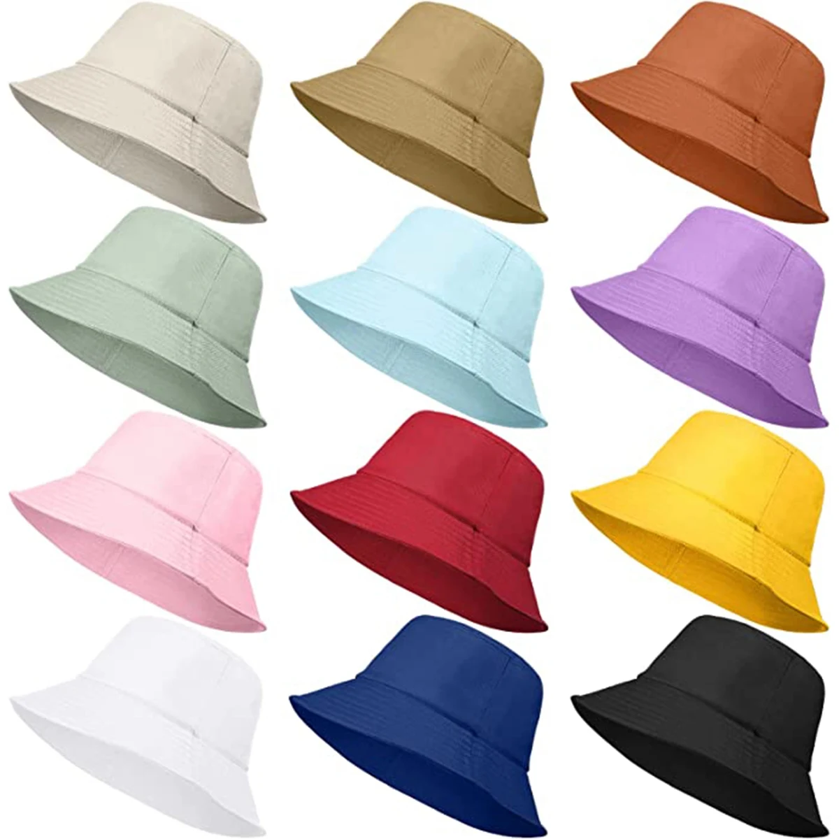 Embroidery Cotton Bucket Hat MOQ100pcs 1