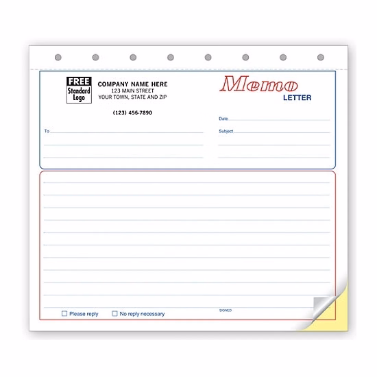 Memos, Carbonless, Small
