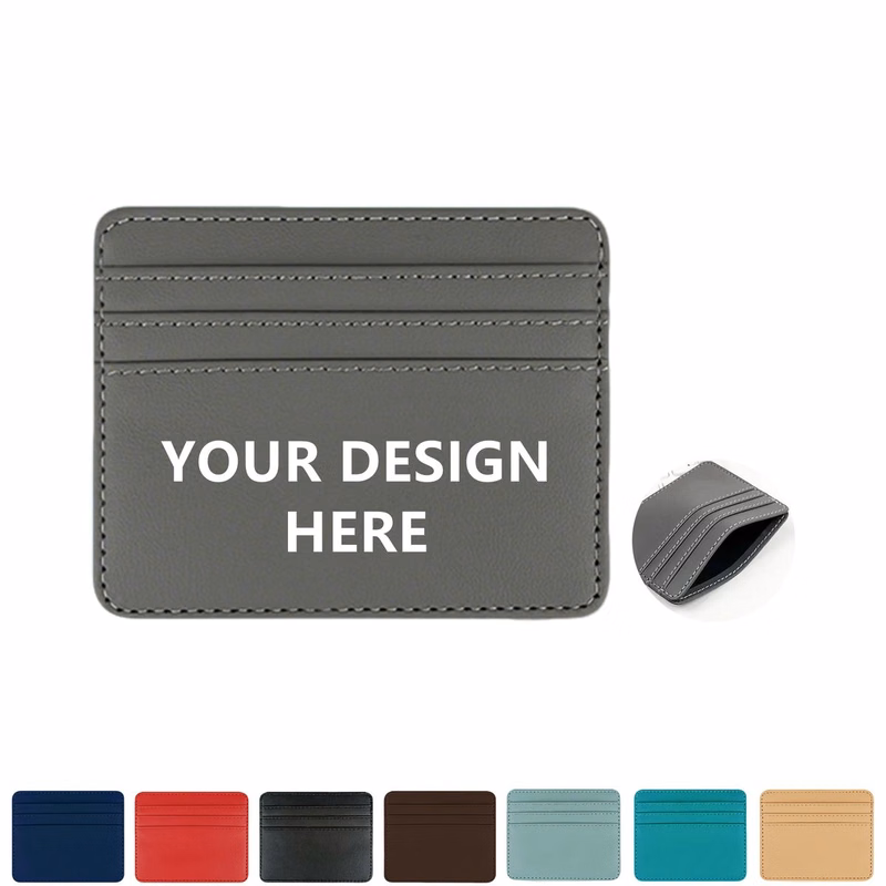 Slim PU Leather Card Case