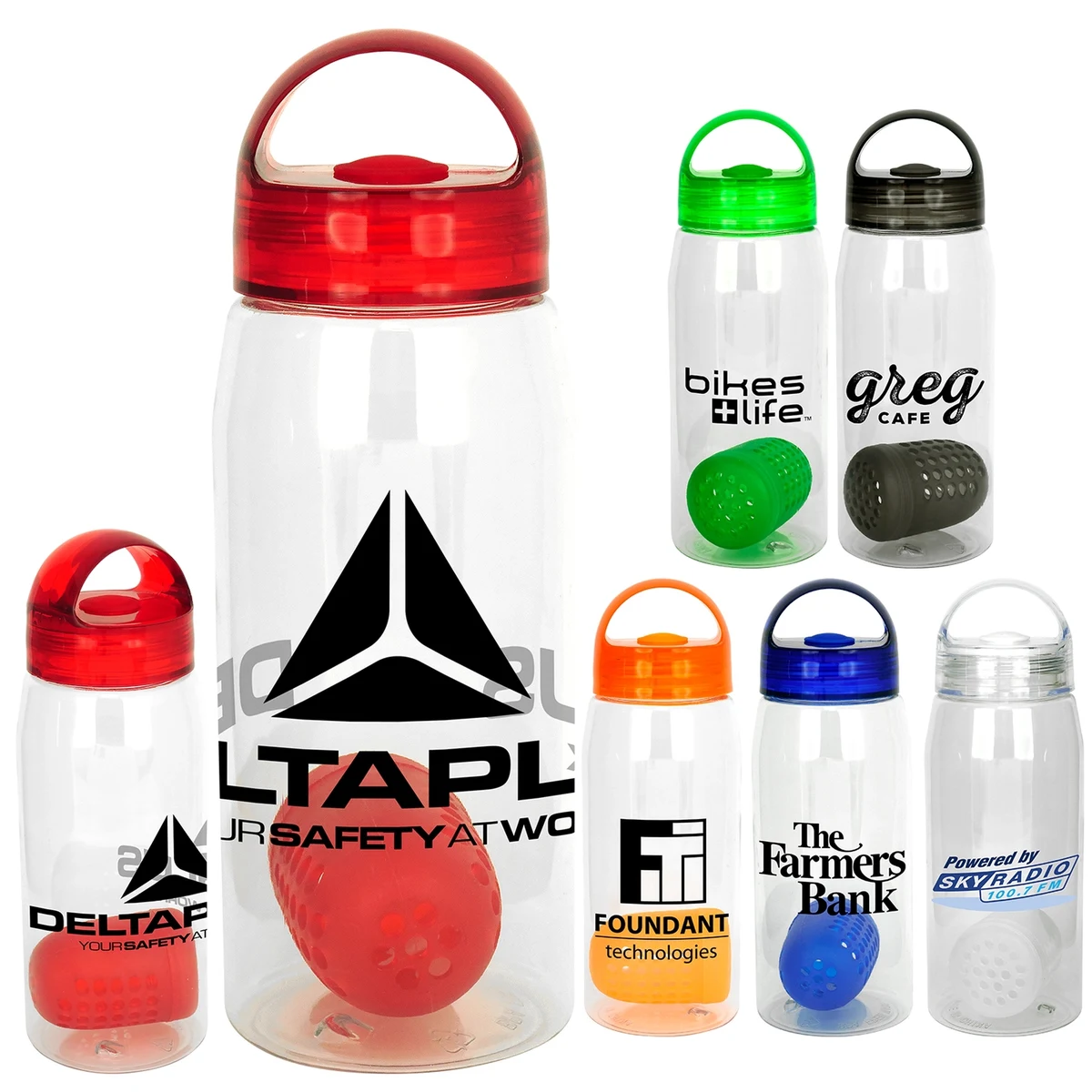 Arch 25 oz. Recycled Bottle with Floating Infuser 1