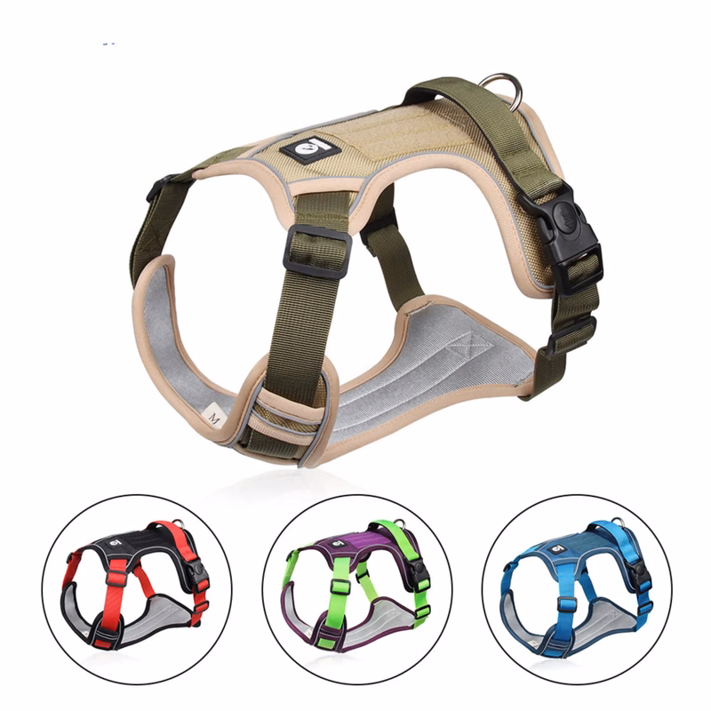 Vest-Style Large Dog Harness Without Leash