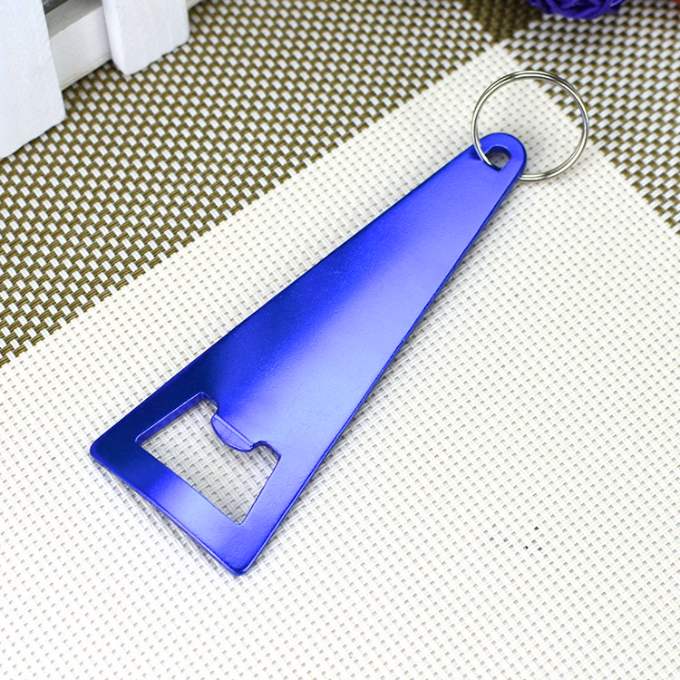 Aluminum Tepee Bottle Opener Key Ring