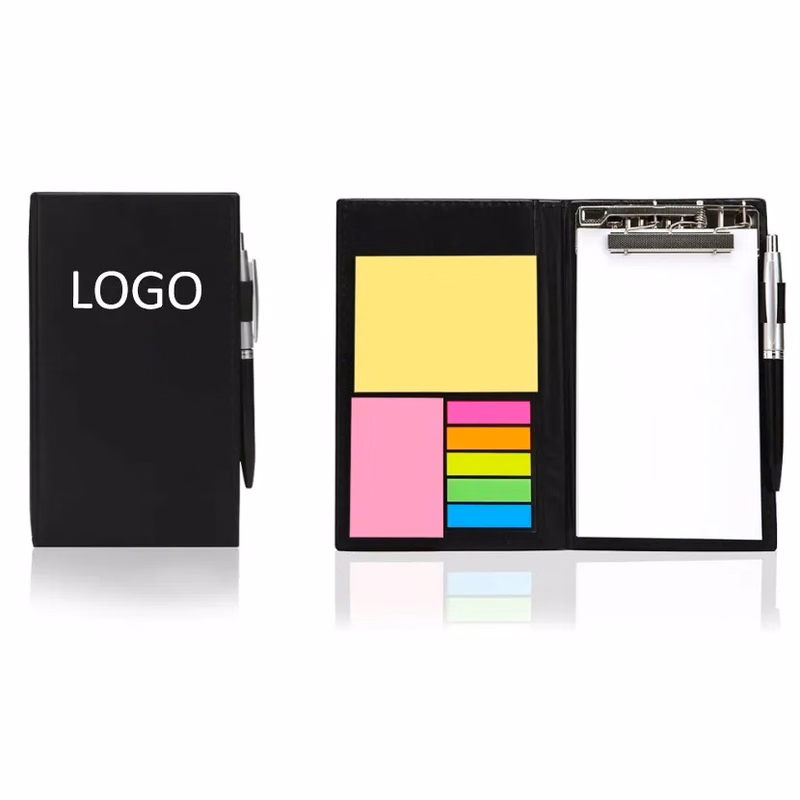 Sticky Note Memo Pad Set with Holder