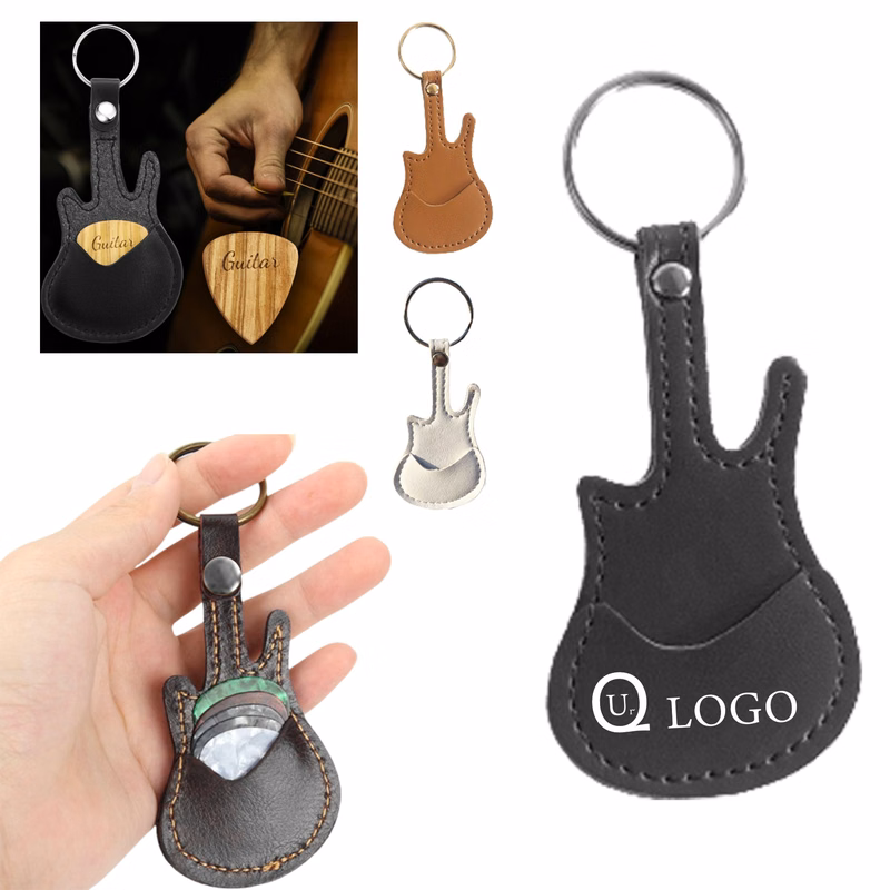 Keychain Guitar Picks Holder